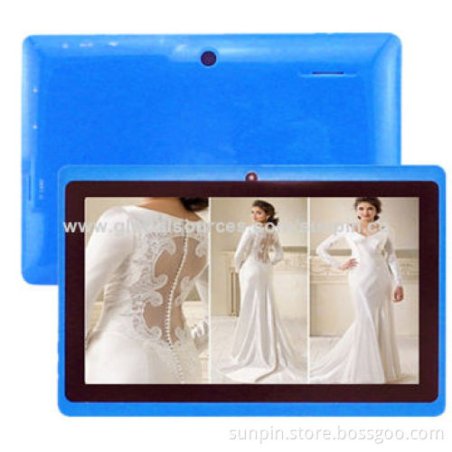 Cheap wholesale colorful 7-inch mini tablet PC with HD screen 1,024*600 dual camera